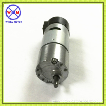 long lifetime high precise dc 12v 24v encoder gear motor with 30mm gearbox
